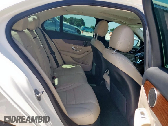 2019 Mercedes-Benz C 300 with VIN 55SWF8DB7KU283213, listed as a Copart auction lot 57432015 with 83,667 mi miles and Salvage title. Bid and sale history available at DreamBid. Image 10.