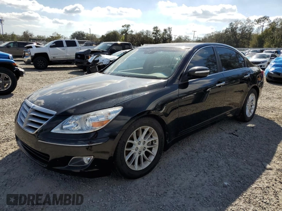 2009 Hyundai Genesis with VIN KMHGC46E09U061317, listed as a Copart auction lot 51683015 with 89,749 mi miles and Non Repairable. Bid and sale history available at DreamBid. Image 1.