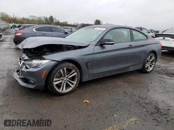 2015 BMW 4 Series 428i xDrive with VIN WBA3N9C56FK246149, listed as a Copart auction lot 52175015 with 45,236 mi miles and Salvage title. Bid and sale history available at DreamBid. Image 1.