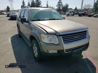 2006 Ford Explorer XLT with VIN 1FMEU63E76ZA01408, listed as a Copart auction lot 58244045 with 98,007 mi miles and Salvage title. Bid and sale history available at DreamBid. Image 14.