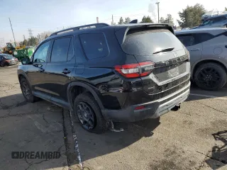 2024 Honda Pilot TrailSport with VIN 5FNYG1H63RB040262, listed as a Copart auction lot 45701645 with 24,872 mi miles and Salvage Title. Bid and sale history available at carsss.com. Image 2.