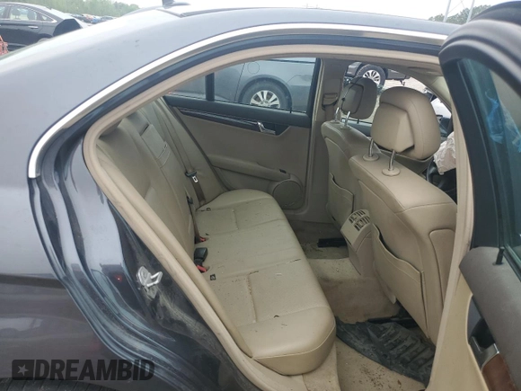 2010 Mercedes-Benz C-Class C 300 Sport with VIN WDDGF5EB6AF371706, listed as a Copart auction lot 51182385 with 0 mi miles and Salvage Title. Bid and sale history available at carsss.com. Image 10.