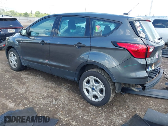 2019 Ford Escape S with VIN 1FMCU0F72KUA39671, listed as a IAAI auction lot 42452612 with 75,751 mi miles and . Bid and sale history available at DreamBid. Image 3.