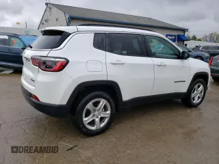 2023 Jeep Compass Latitude with VIN 3C4NJDBN9PT522979, listed as a Copart auction lot 51697115 with 60,173 mi miles and Salvage title. Bid and sale history available at DreamBid. Image 3.