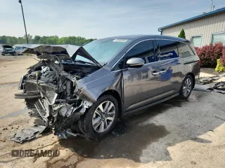 2015 Honda Odyssey Touring Elite with VIN 5FNRL5H98FB125532, listed as a Copart auction lot 60656485 with 184,421 mi miles and Non repairable. Bid and sale history available at DreamBid. Image 1.