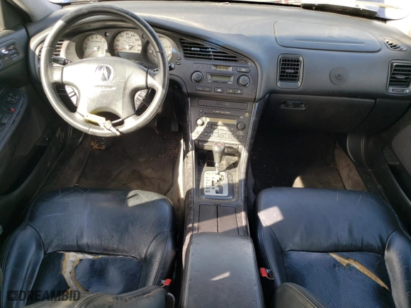 2002 Acura TL Type S with VIN 19UUA56892A034753, listed as a Copart auction lot 49591285 with 216,736 mi miles and Salvage Title. Bid and sale history available at carsss.com. Image 8.