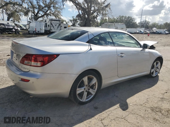 2012 Lexus IS 250 C z VIN JTHFF2C27C2526392, wystawiony jako Copart lot #85204854 z przebiegiem 114 057 mil mil oraz Szkoda całkowita • Salvage title. Historia ofert i sprzedaży dostępna na DreamBid. Obrazek 3.