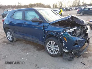 2021 Chevrolet TrailBlazer LS with VIN KL79MMS21MB064475, listed as a IAAI auction lot 41433235 with 23,369 mi miles and . Bid and sale history available at DreamBid. Image 1.