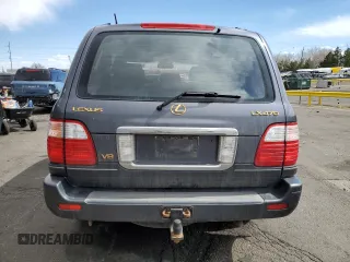2003 Lexus LX 470 z VIN JTJHT00W633531685, wystawiony jako Copart lot #49729305 z przebiegiem 237 447 mil mil oraz Szkoda całkowita • Salvage title. Historia ofert i sprzedaży dostępna na DreamBid. Obrazek 6.
