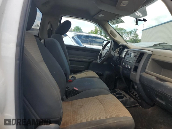 2012 Ram 1500 ST with VIN 3C6JD6DP4CG276742, listed as a Copart auction lot 57086145 with 200,771 mi miles and Salvage title. Bid and sale history available at DreamBid. Image 10.