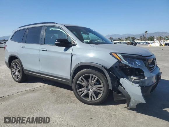 2022 Honda Pilot Sport z VIN 5FNYF5H3XNB018348, wystawiony jako Copart lot #54051645 z przebiegiem 49 712 mil mil oraz Szkoda całkowita • Salvage title. Historia ofert i sprzedaży dostępna na DreamBid. Obrazek 4.