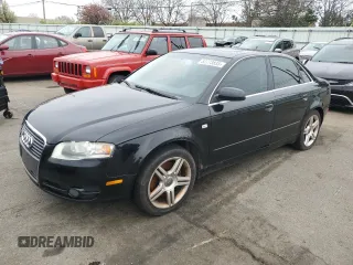 2007 Audi A4 2.0T with VIN WAUDF78E37A134916, listed as a Copart auction lot 52773835 with 216,907 mi miles and Clean Title. Bid and sale history available at carsss.com. Image 1.