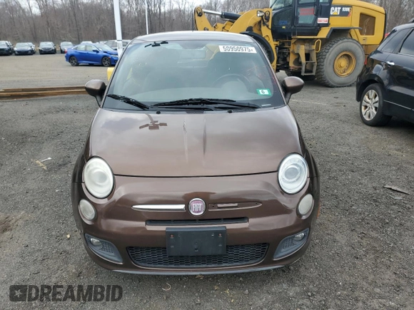 2012 FIAT 500 Sport z VIN 3C3CFFBR6CT383917, wystawiony jako Copart lot #50950975 z przebiegiem 122 087 mil mil oraz Tytuł czysty. Historia ofert i sprzedaży dostępna na DreamBid. Obrazek 5.