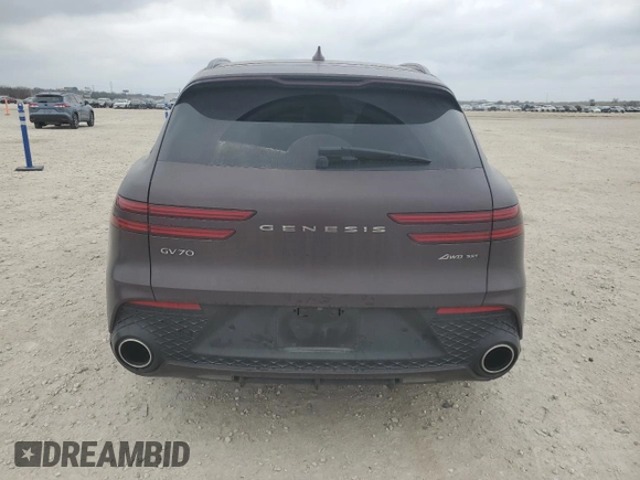 2022 Genesis GV70 Sport z VIN KMUMCDTC2NU014095, wystawiony jako Copart lot #44108555 z przebiegiem 37 154 mil mil oraz Szkoda całkowita • Salvage title. Historia ofert i sprzedaży dostępna na DreamBid. Obrazek 6.
