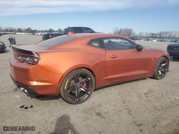 2023 Chevrolet Camaro 2SS with VIN 1G1FG1R70P0109430, listed as a Copart auction lot 48215565 with 23999 miles and Salvage Title. Bid and sale history available at carsss.com. Image 3.