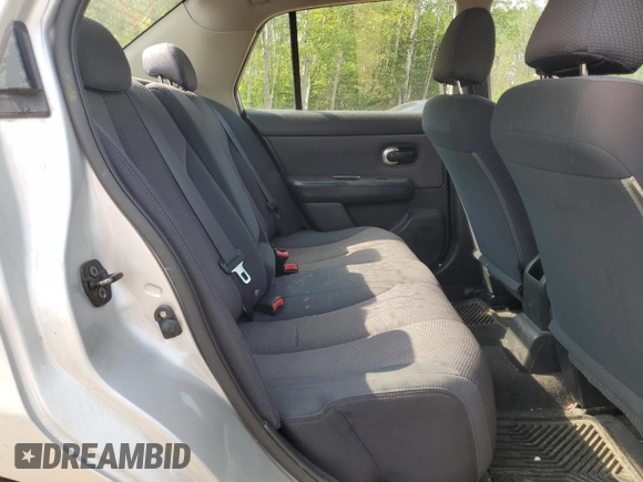 2007 Nissan Versa SL with VIN 3N1BC11E87L401537, listed as a Copart auction lot 60481435 with 383,005 mi miles and Salvage title. Bid and sale history available at DreamBid. Image 10.