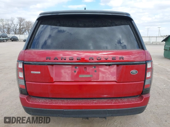2017 Land Rover Range Rover with VIN SALGS2FE3HA331421, listed as a IAAI auction lot 42043328 with 105,421 mi miles and . Bid and sale history available at DreamBid. Image 17.