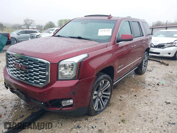 2018 GMC Yukon Denali with VIN 1GKS2CKJXJR212013, listed as a IAAI auction lot 41948202 with 109,269 mi miles. Bid and sale history available at carsss.com. Image 2.