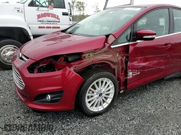 2015 Ford C-Max SEL with VIN 1FADP5BUXFL116071, listed as a Copart auction lot 52123455 with 66,719 mi miles and Salvage Title. Bid and sale history available at carsss.com. Image 11.