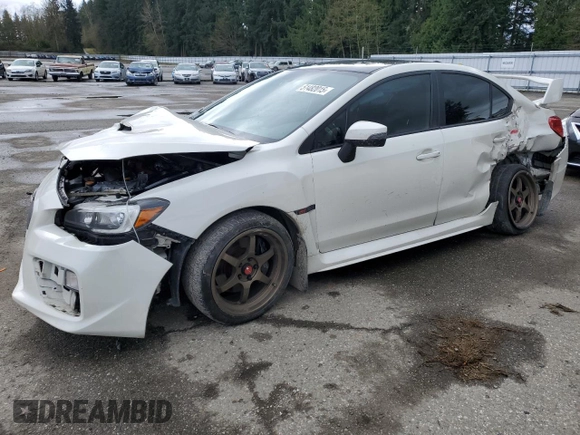 2015 Subaru WRX STI Limited with VIN JF1VA2S68F9803052, listed as a Copart auction lot 51482015 with Not provided miles and Salvage title. Bid and sale history available at DreamBid. Image 1.