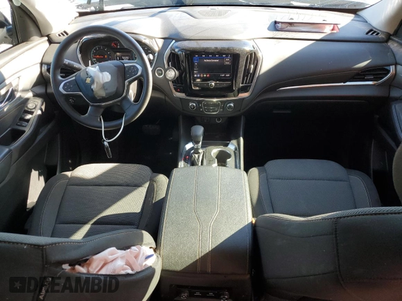 2021 Chevrolet Traverse LS with VIN 1GNERFKW4MJ245004, listed as a Copart auction lot 88063325 with 95,832 mi miles and Salvage title. Bid and sale history available at DreamBid. Image 8.