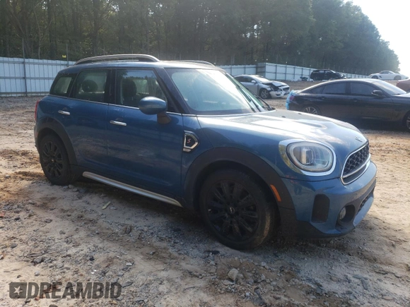 2022 MINI Countryman Cooper S with VIN WMZ83BR0XN3N36968, listed as a Copart auction lot 74230314 with Not provided miles and Salvage title. Bid and sale history available at DreamBid. Image 4.