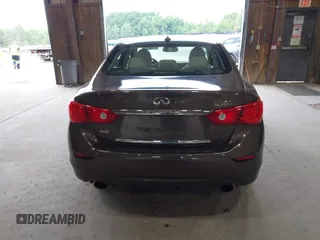 2014 Infiniti Q50 Sport with VIN JN1BV7AR5EM694526, listed as a IAAI auction lot 42782010 with 145,152 mi miles and . Bid and sale history available at DreamBid. Image 16.