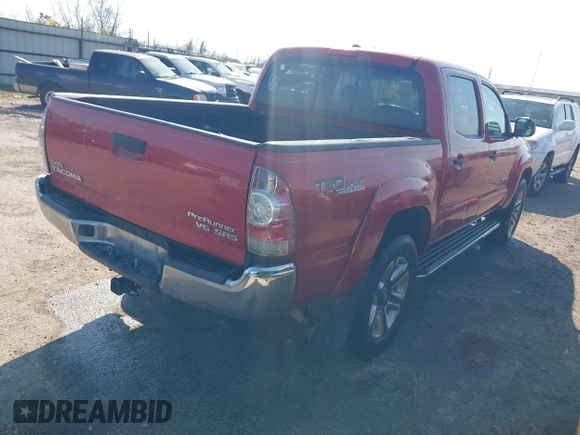 2009 Toyota Tacoma PreRunner with VIN 3TMJU62N69M086123, listed as a IAAI auction lot 41693360 with 221,033 mi miles. Bid and sale history available at carsss.com. Image 4.
