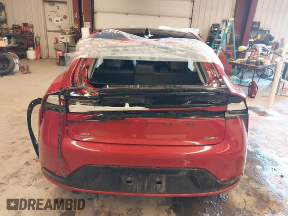 2024 Toyota Prius LE with VIN JTDADABU8R3013976, listed as a IAAI auction lot 41621800 with 7,475 mi miles and . Bid and sale history available at DreamBid. Image 16.