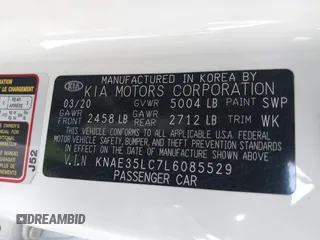 2020 Kia Stinger GT with VIN KNAE35LC7L6085529, listed as a IAAI auction lot 40671705 with 62,970 mi miles. Bid and sale history available at carsss.com. Image 9.