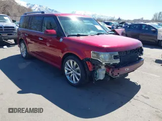 2015 Ford Flex Limited w/EcoBoost with VIN 2FMHK6DT2FBA05532, listed as a IAAI auction lot 41869491 with 84,985 mi miles. Bid and sale history available at carsss.com. Image 1.
