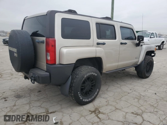 2006 Hummer H3 with VIN 5GTDN136268327253, listed as a Copart auction lot 44222825 with 137,414 mi miles and Clean Title. Bid and sale history available at DreamBid. Image 3.