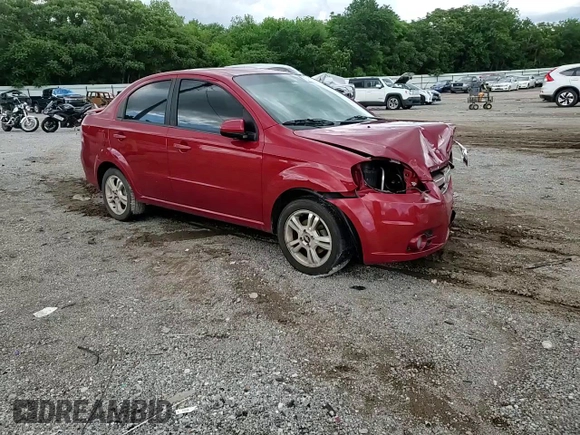 2011 Chevrolet Aveo 2LT with VIN KL1TG5DE5BB120676, listed as a Copart auction lot 55781815 with Not provided miles and Salvage title. Bid and sale history available at DreamBid. Image 14.