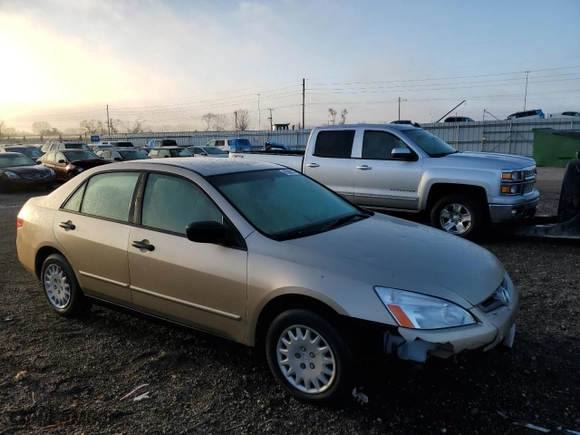 2005 Honda Accord Sdn DX with VIN 1HGCM56185A180409, listed as a Copart auction lot 83900374 with 124,671 mi miles and Salvage Title. Bid and sale history available at carsss.com. Image 4.