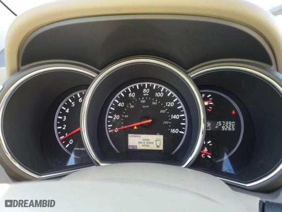 2011 Nissan Murano SL with VIN JN8AZ1MW4BW159672, listed as a Copart auction lot 45765885 with 157,390 mi miles and Salvage Title. Bid and sale history available at carsss.com. Image 9.