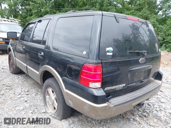 2003 Ford Expedition Eddie Bauer z VIN 1FMPU18L43LB20373, wystawiony jako IAAI lot #42398831 z przebiegiem 265 385 mil mil oraz . Historia ofert i sprzedaży dostępna na DreamBid. Obrazek 3.