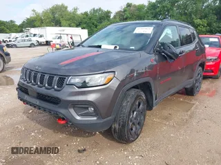 2023 Jeep Compass Trailhawk with VIN 3C4NJDDN9PT544283, listed as a IAAI auction lot 42393021 with 60,009 mi miles and . Bid and sale history available at DreamBid. Image 17.