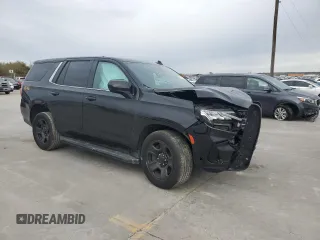 2022 Chevrolet Tahoe Commercial z VIN 1GNSCLED2NR275697, wystawiony jako Copart lot #83562434 z przebiegiem Nie podano mil oraz Szkoda całkowita • Salvage title. Historia ofert i sprzedaży dostępna na DreamBid. Obrazek 4.