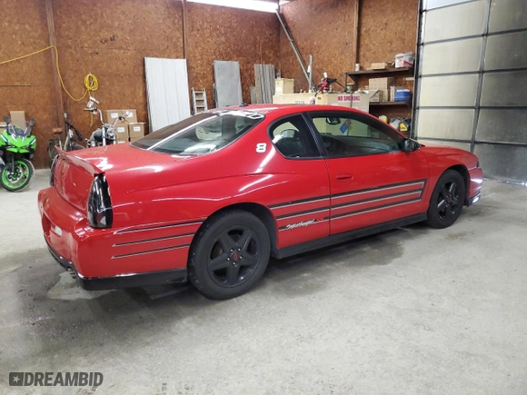 2004 Chevrolet Monte Carlo SS Supercharged with VIN 2G1WZ151X49374367, listed as a Copart auction lot 47930005 with 89,475 mi miles and Salvage Title. Bid and sale history available at carsss.com. Image 3.