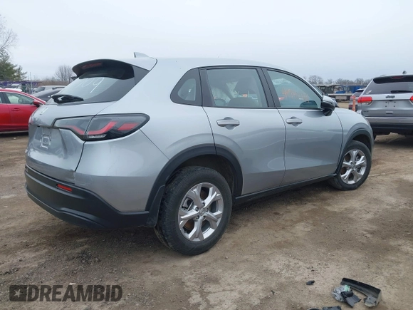 2024 Honda HR-V LX with VIN 3CZRZ2H35RM701709, listed as a IAAI auction lot 41741211 with 53,942 mi miles and . Bid and sale history available at DreamBid. Image 4.