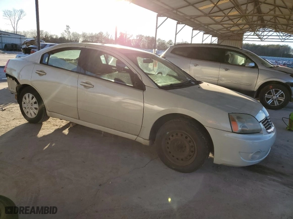 2007 Mitsubishi Galant ES with VIN 4A3AB36F37E049909, listed as a Copart auction lot 89339005 with 200,343 mi miles and Salvage Title. Bid and sale history available at carsss.com. Image 4.