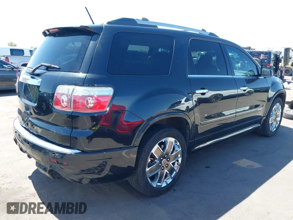 2012 GMC Acadia Denali with VIN 1GKKRTED1CJ253813, listed as a IAAI auction lot 42581652 with 151,621 mi miles and . Bid and sale history available at DreamBid. Image 4.