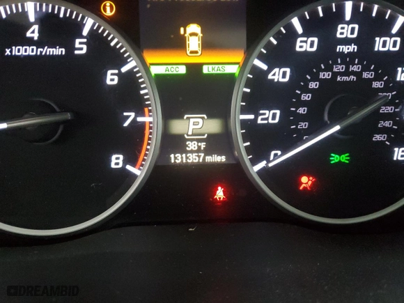 2016 Acura RDX Advance Pkg with VIN 5J8TB4H75GL000540, listed as a Copart auction lot 43929565 with 131,357 mi miles and Salvage Title. Bid and sale history available at carsss.com. Image 9.