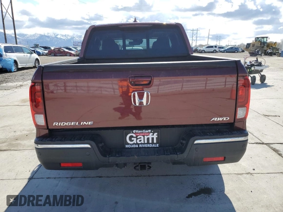 2018 Honda Ridgeline RTL-E with VIN 5FPYK3F7XJB013884, listed as a Copart auction lot 47788555 with 78,887 mi miles and Salvage title. Bid and sale history available at DreamBid. Image 6.
