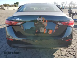 2024 Nissan Sentra S with VIN 3N1AB8BV3RY235455, listed as a Copart auction lot 46462465 with 20,589 mi miles and Salvage Title. Bid and sale history available at carsss.com. Image 6.
