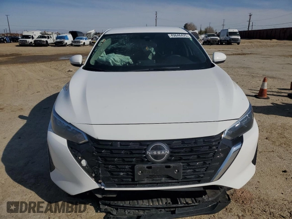 2024 Nissan Sentra S with VIN 3N1AB8BV1RY363886, listed as a Copart auction lot 49646425 with 14,732 mi miles and Salvage Title. Bid and sale history available at carsss.com. Image 5.