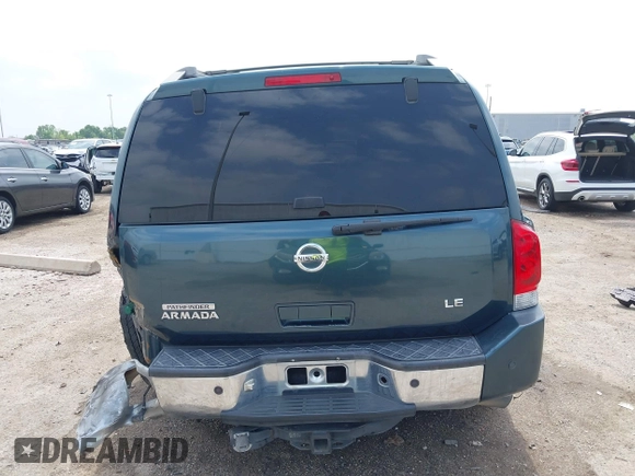 2004 Nissan Armada LE z VIN 5N1AA08B44N711907, wystawiony jako IAAI lot #41908979 z przebiegiem 239 632 mil mil oraz . Historia ofert i sprzedaży dostępna na DreamBid. Obrazek 16.