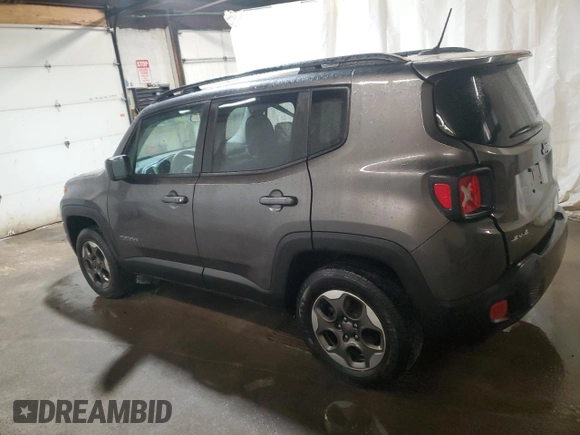 2017 Jeep Renegade Sport with VIN ZACCJBAB9HPF67335, listed as a Copart auction lot 57767265 with 95,431 mi miles and Salvage title. Bid and sale history available at DreamBid. Image 2.