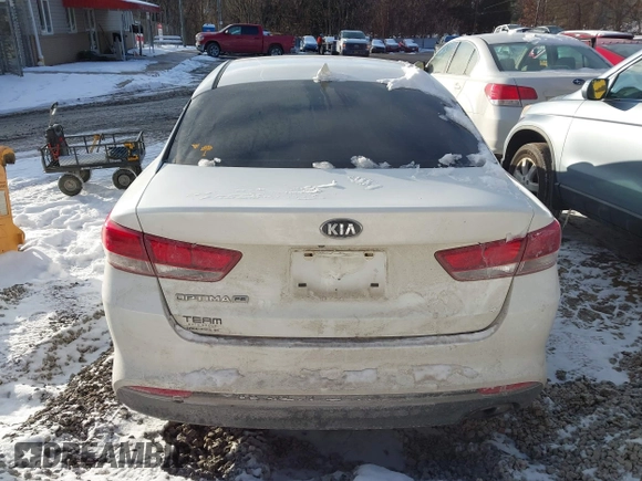 2016 Kia Optima LX with VIN KNAGT4L30G5117378, listed as a IAAI auction lot 41283349 with 107,095 mi miles. Bid and sale history available at carsss.com. Image 17.