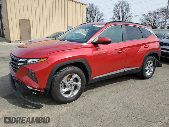 2022 Hyundai Tucson SEL with VIN 5NMJBCAE6NH030802, listed as a Copart auction lot 49940825 with 85,851 mi miles and Salvage Title. Bid and sale history available at carsss.com. Image 1.